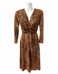 Vestido Midi Animal Print